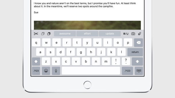 nuevo teclado en iOS 9