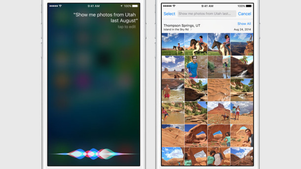 Búsqueda de imágenes de Siri iOS 9