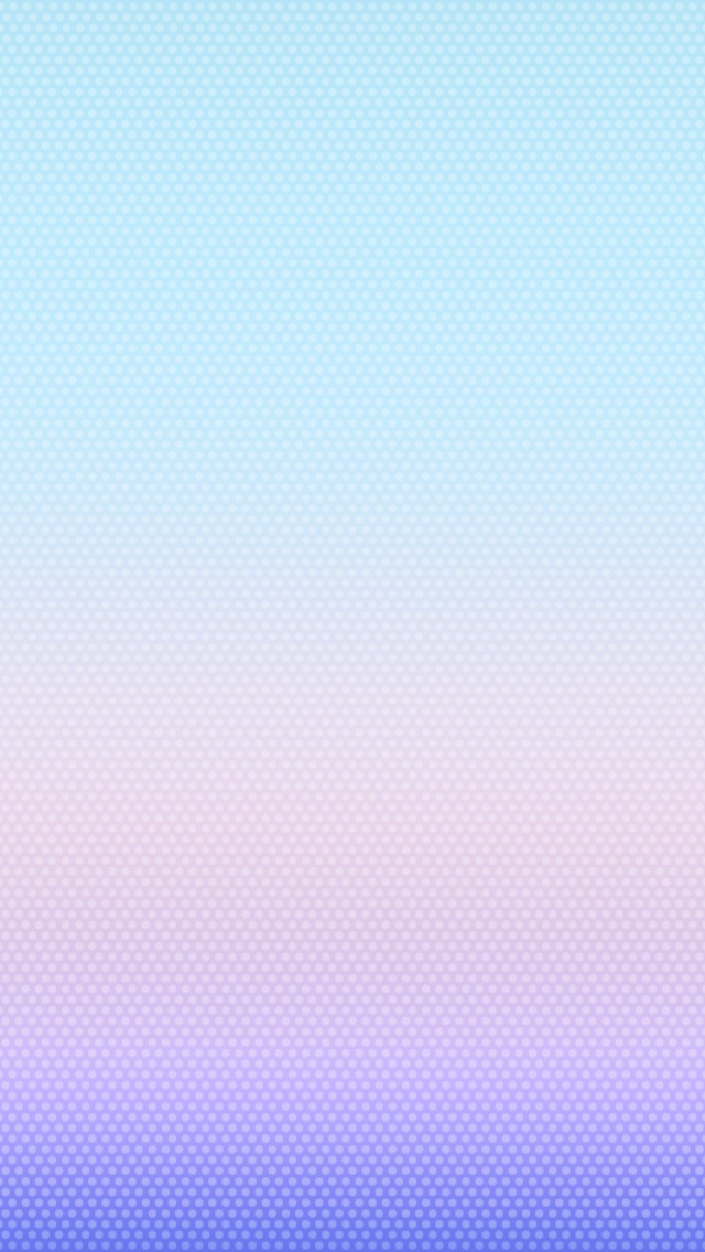 Fondo de pantalla de iOS 7 con lunares rosas