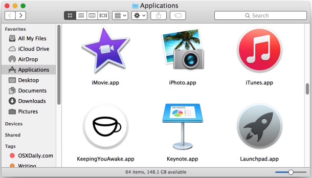 Ejecute iPhoto en versiones más recientes de OS X.