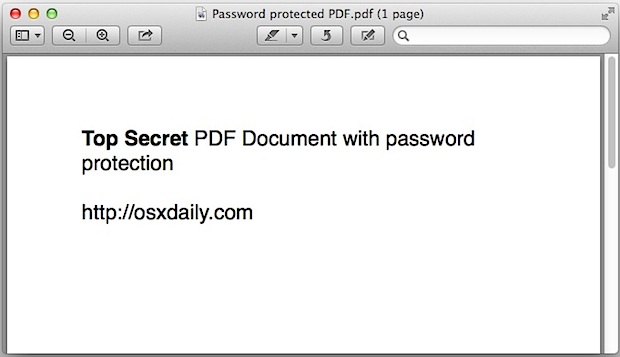 Abra un archivo PDF protegido con contraseña
