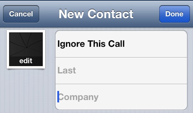 La lista negra de llamadas de iPhone le permite bloquear / ignorar llamadas fácilmente