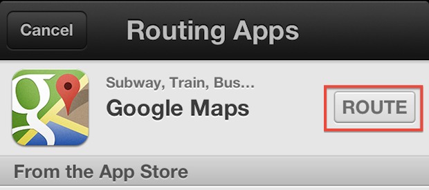 Mapas de ruta a través de Google