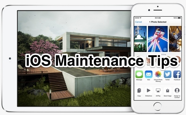 Consejos de mantenimiento de iOS para iPhone y iPad