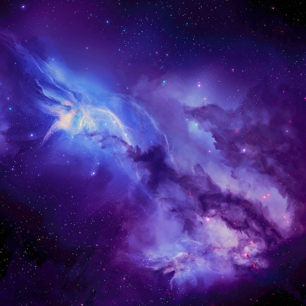 Galaxy púrpura