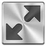Icono de modo de pantalla completa para OS X