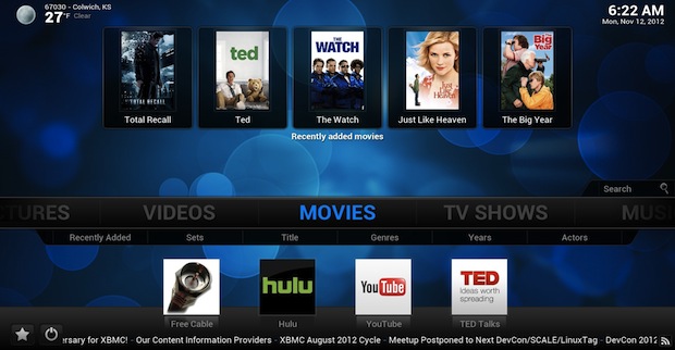 XBMC puede ejecutarse en Apple TV 2