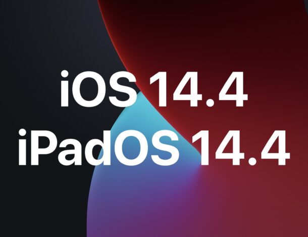 iOS 14.4 y iPadOS 14.4