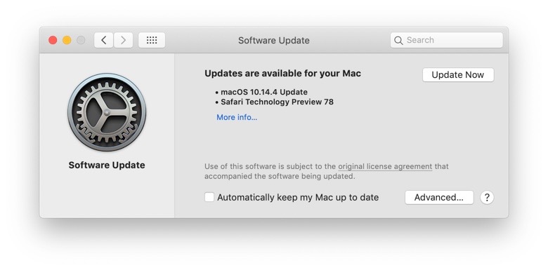 MacOS Mojave 10.14.4