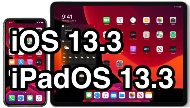 iOS 13.3 y iPadOS 13.3