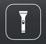 Icono de linterna de iPhone