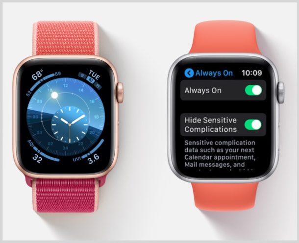 Cómo habilitar o deshabilitar la pantalla Always On Apple Watch