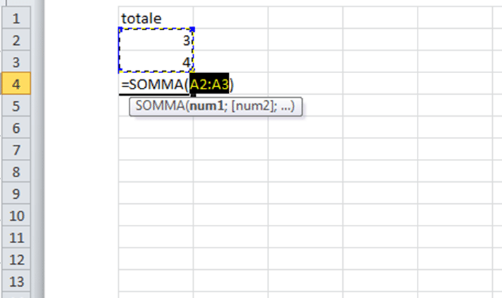 Fórmula de Excel