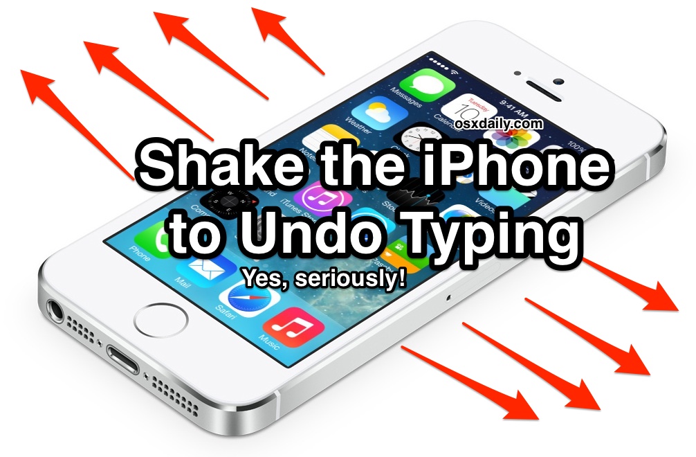 Cancelar la escritura con un Shake en iPhone