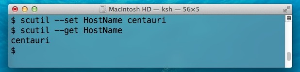 Configure el nombre de host único, el nombre de la computadora, el nombre de Bonjour en Mac OS X.