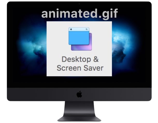 Use un GIF animado como protector de pantalla en su Mac