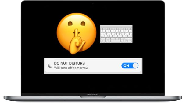Establecer un atajo de teclado No se moleste en su Mac