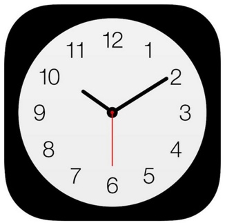 Icono de reloj IOS