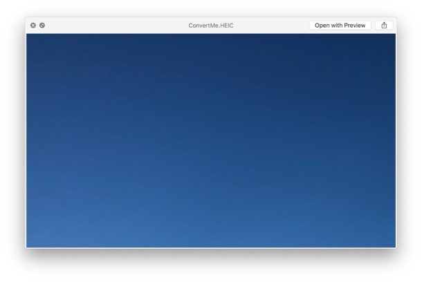 Convierta un archivo HEIC a JPEG en Mac