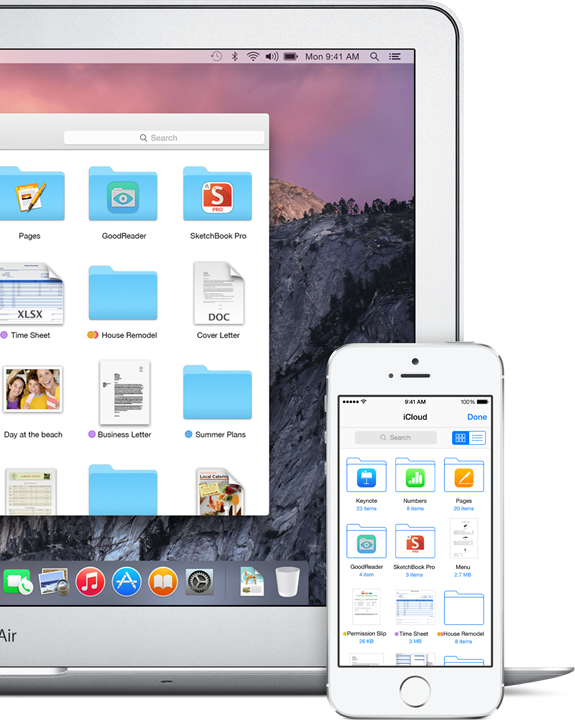 iCloud Drive en OS X Yosemite facilita la administración de archivos de iCloud en Mac e iOS