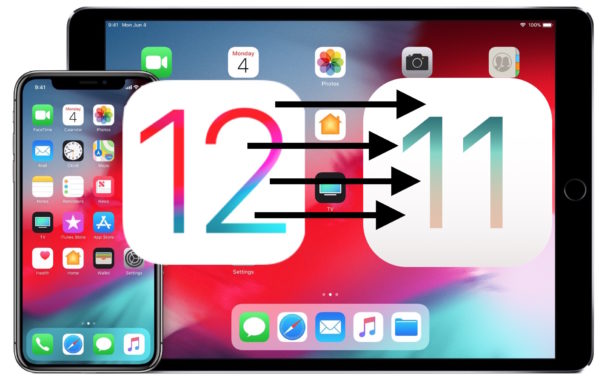 Cómo degradar iOS 12 y eliminar iOS 12 de un iPhone o iPad