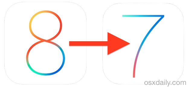 Cambiar a iOS 8 de nuevo a iOS 7