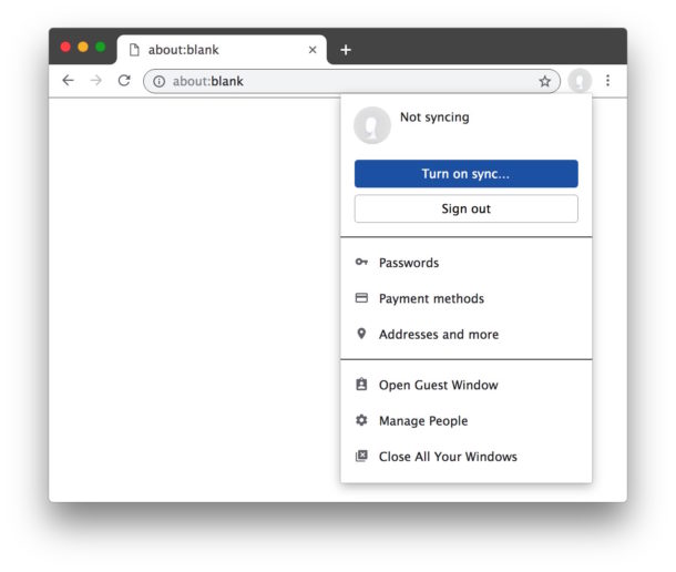 Conecta automáticamente Chrome a la función de Google