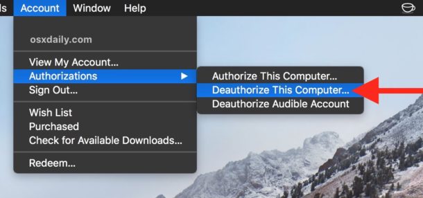 Cómo deshabilitar una computadora en iTunes 