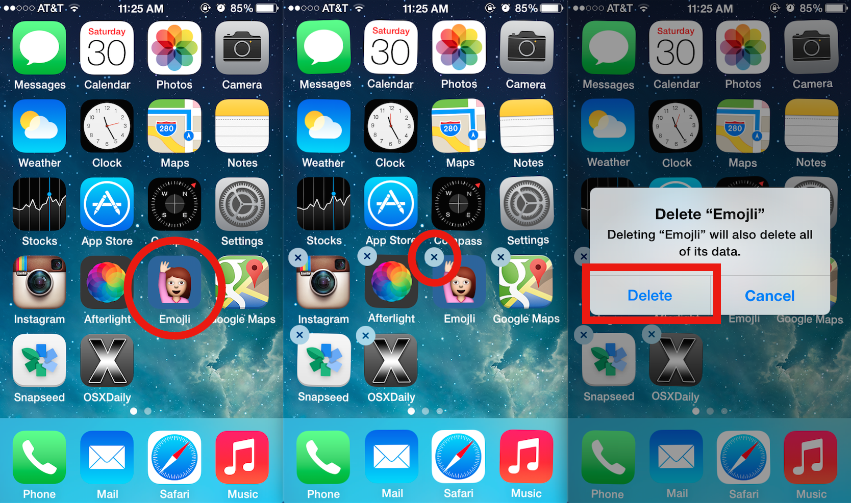 Cómo eliminar el icono de una aplicación de la pantalla de inicio de iOS