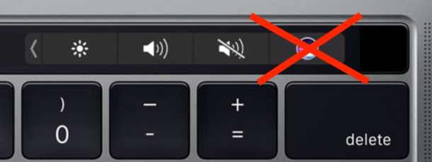 Elimina Siri de la barra táctil en tu Mac