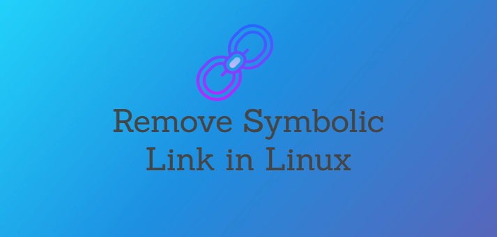 eliminar enlace simbólico en Linux