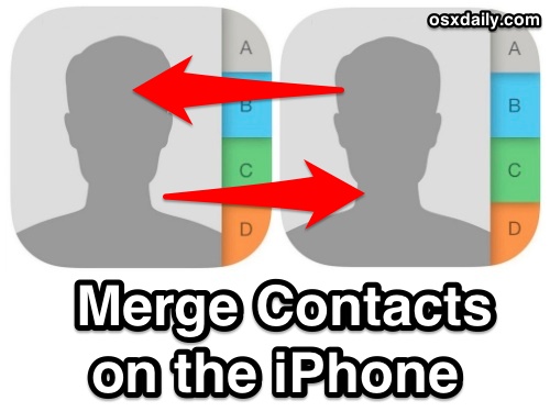 Cómo fusionar contactos en iOS