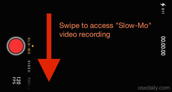 Graba videos en cámara lenta con iPhone