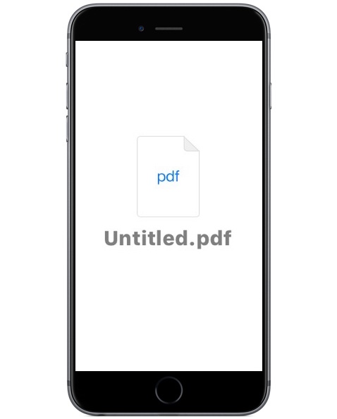 Cómo guardar una foto como PDF en iOS