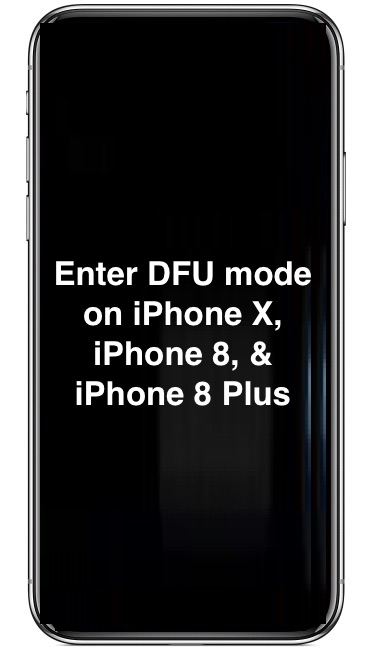 Cómo ingresar al modo DFU en iPhone X y iPhone 8