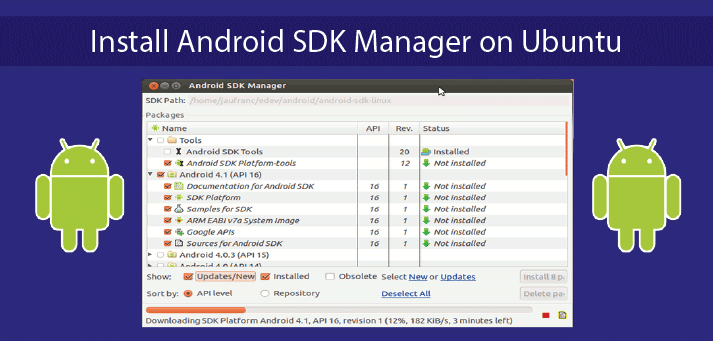 Instalar Android SDK Manager