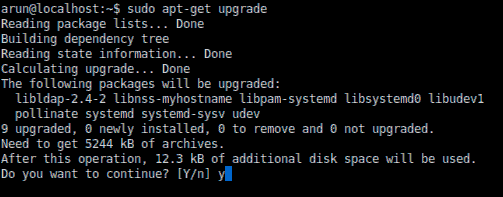 Actualización de Ubuntu Xenial