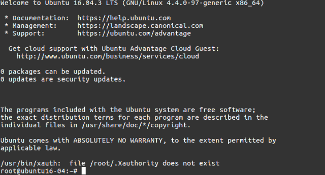 inicio de sesión de ubuntu ssh