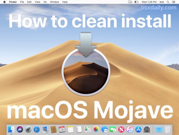 Cómo limpiar la instalación de macOS Mojave