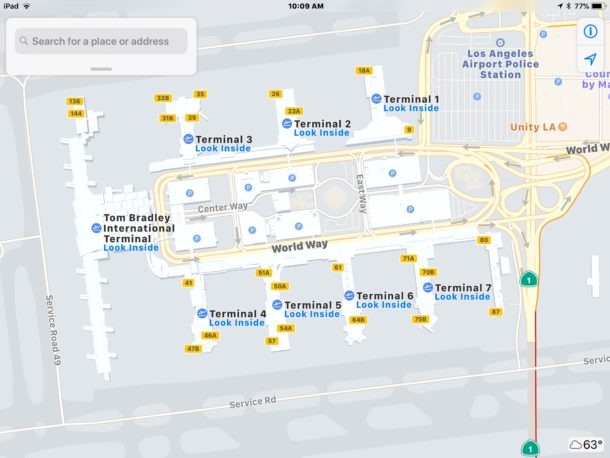 Apple Maps te permite mirar dentro de los aeropuertos para ayudarte a planificar tus viajes