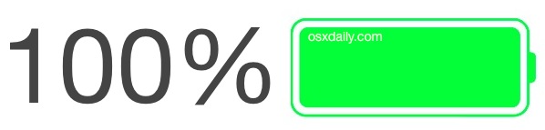Ver el porcentaje de batería restante en iPhone, iPad