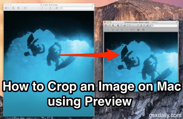 Recortar una imagen en Mac OS X con la aplicación Vista previa