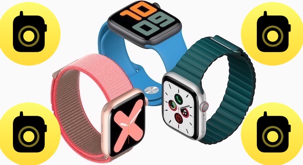 Relojes Apple con aplicación walkie-talkie