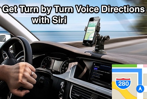 Instrucciones de voz paso a paso con Siri en iPhone