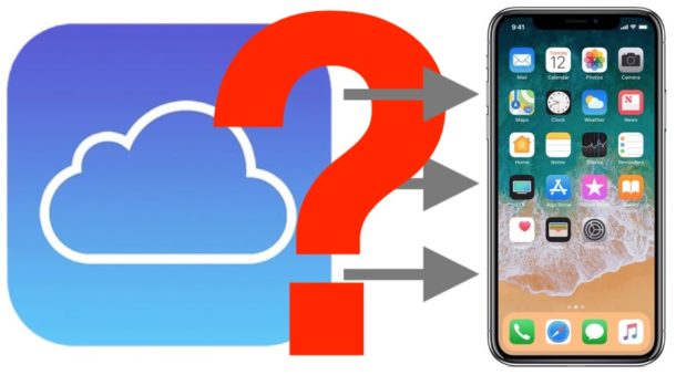 Cómo verificar el progreso de la restauración de iCloud en iPhone o iPad