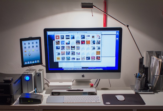 Configurar el escritorio iMac de un fotógrafo aficionado