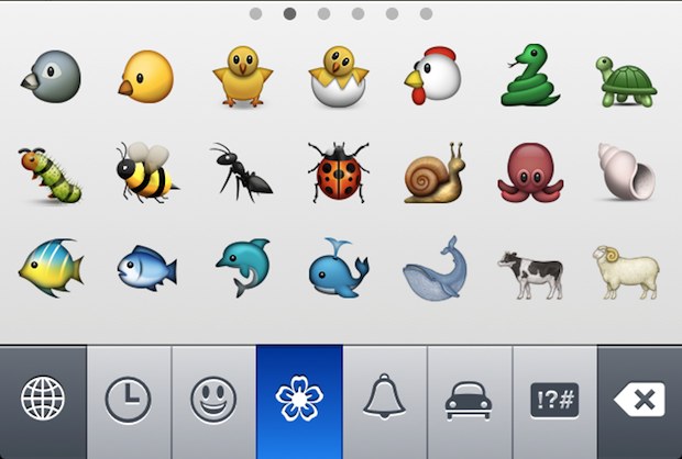 Nuevo emoji en iOS 6