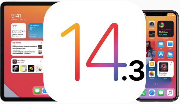 iOS 14.3 y iPadOS 14.3