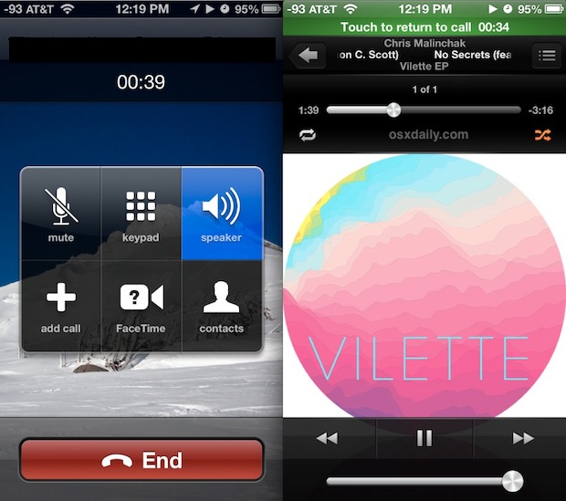 Reproducir música en llamadas telefónicas de iPhone
