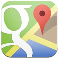 Icono de Google Maps para iPhone